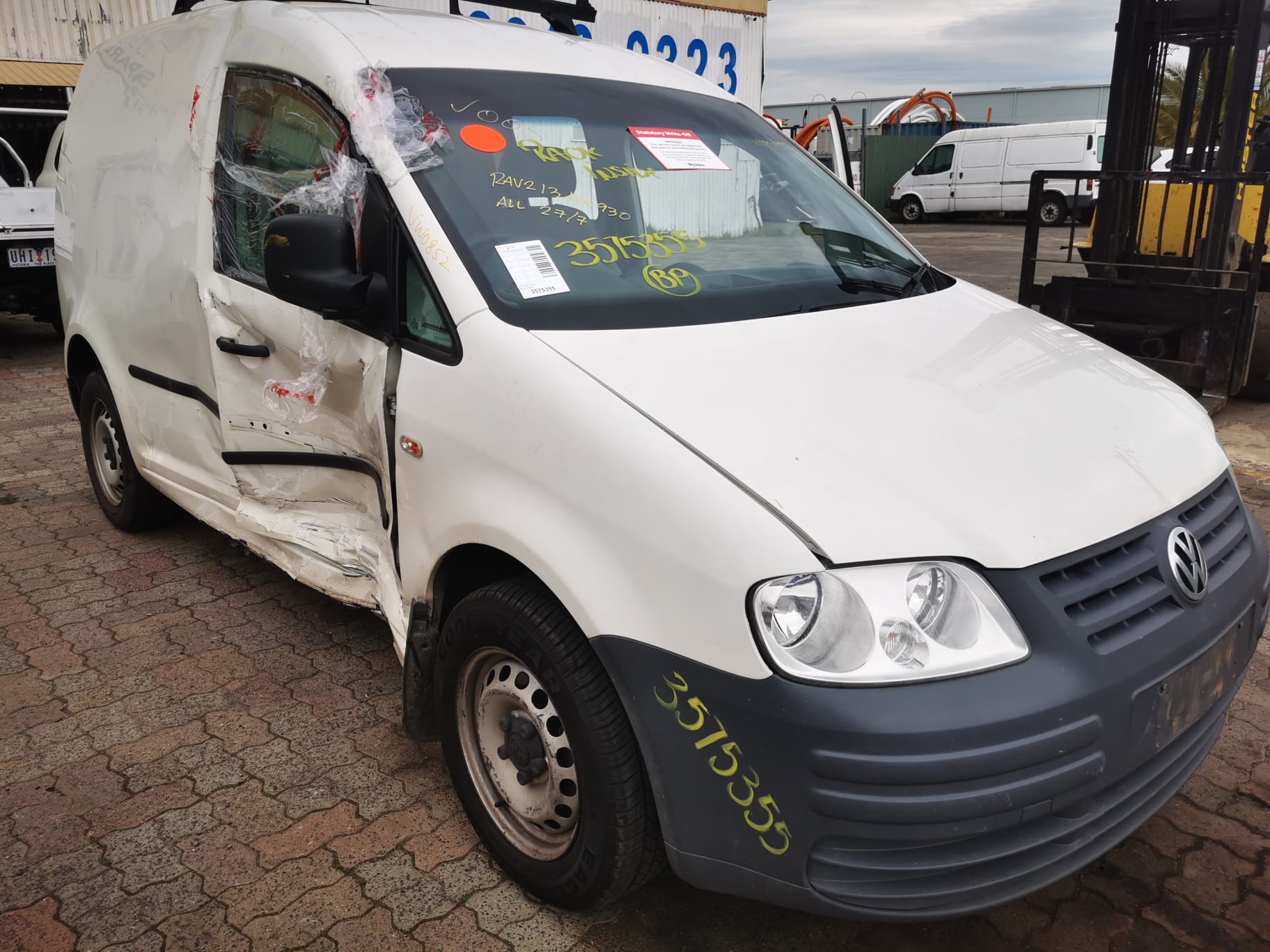 2008 VOLKSWAGEN CADDY 2K, 12/04-08/10 1T0823031D BONNET