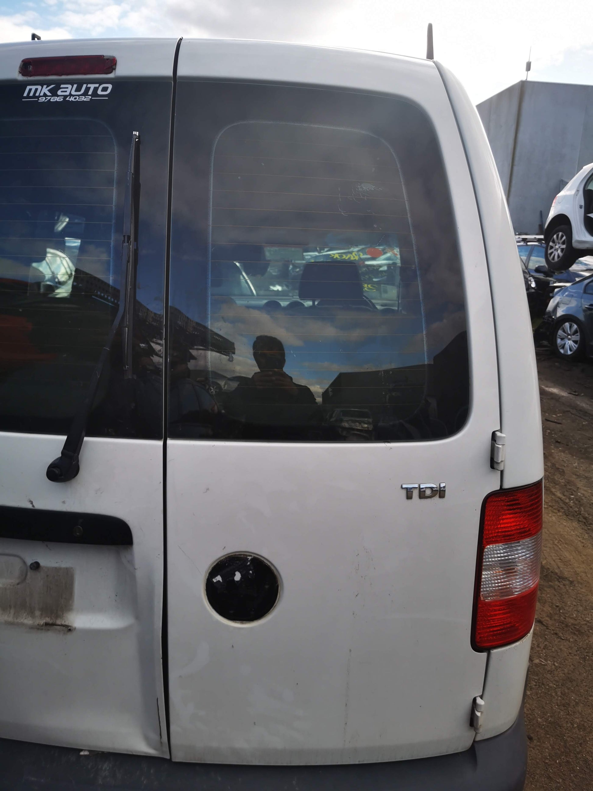 2008 VOLKSWAGEN CADDY 2K, 12/04-08/10 2K0945096M RIGHT TAILLIGHT