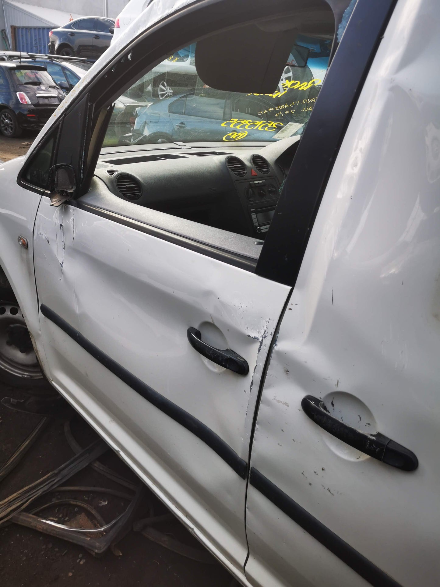 2008 VOLKSWAGEN CADDY 2K, CHROME INSERT TYPE, 12/04-08/10  RIGHT HEADLAMP