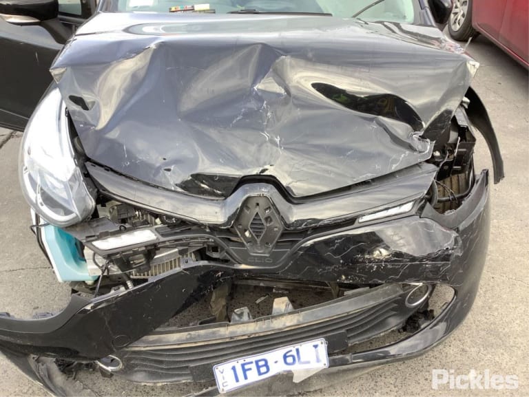 2015 RENAULT CLIO X98, BLACK, POWER FOLDING (9 WIRE), 09/13-07/16 963024349R LEFT DOOR MIRROR