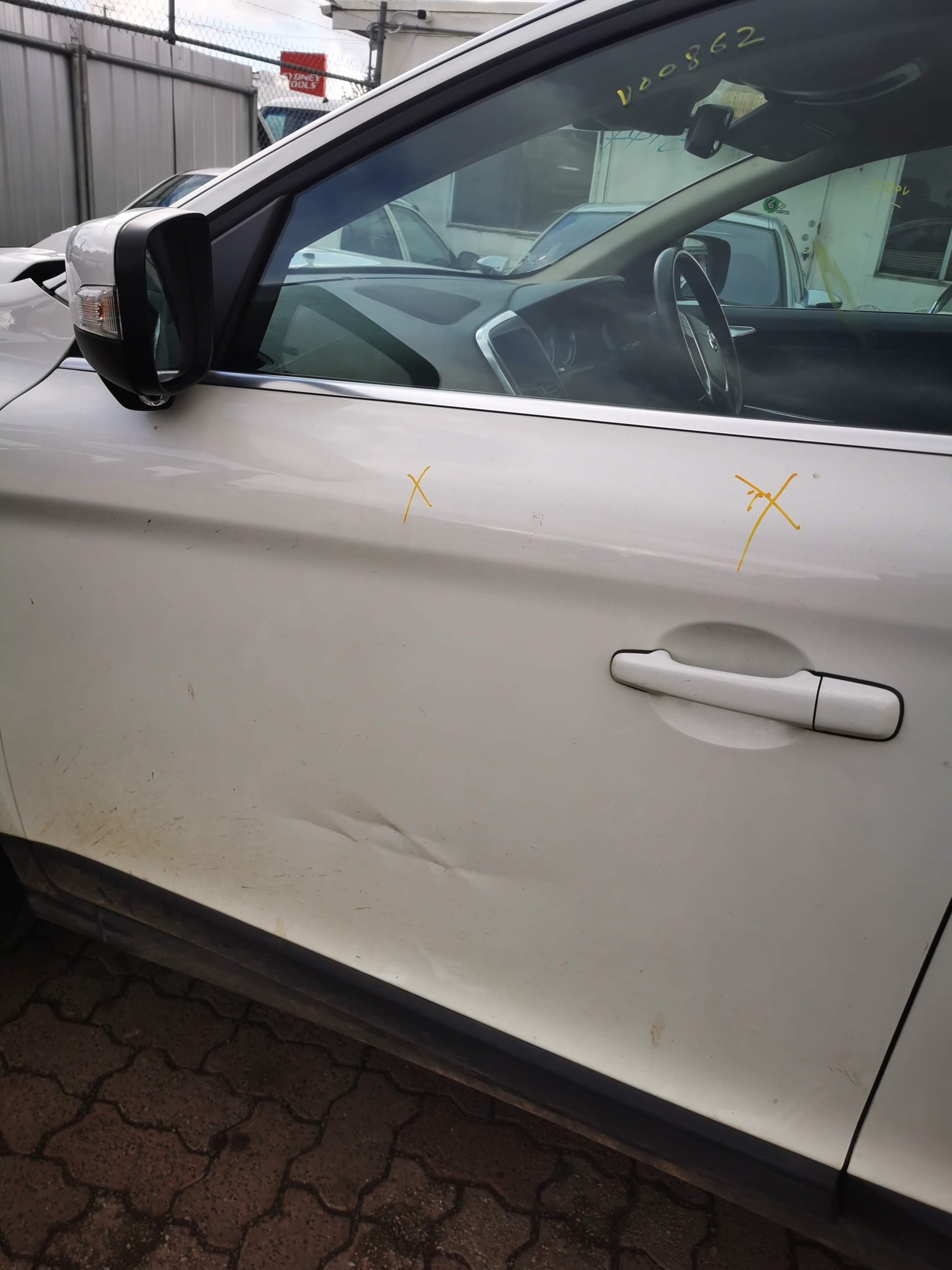 2012 VOLVO XC60 DZ, NON BLIND SPOT INFO SYSTEM TYPE, NON CAMERA TYPE, 02/09-09/13 31371127 LEFT DOOR MIRROR