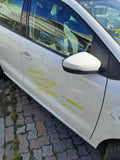 2013 VOLKSWAGEN POLO 6R, HEATED TYPE, 05/10-05/14 6R2857507AB LEFT DOOR MIRROR