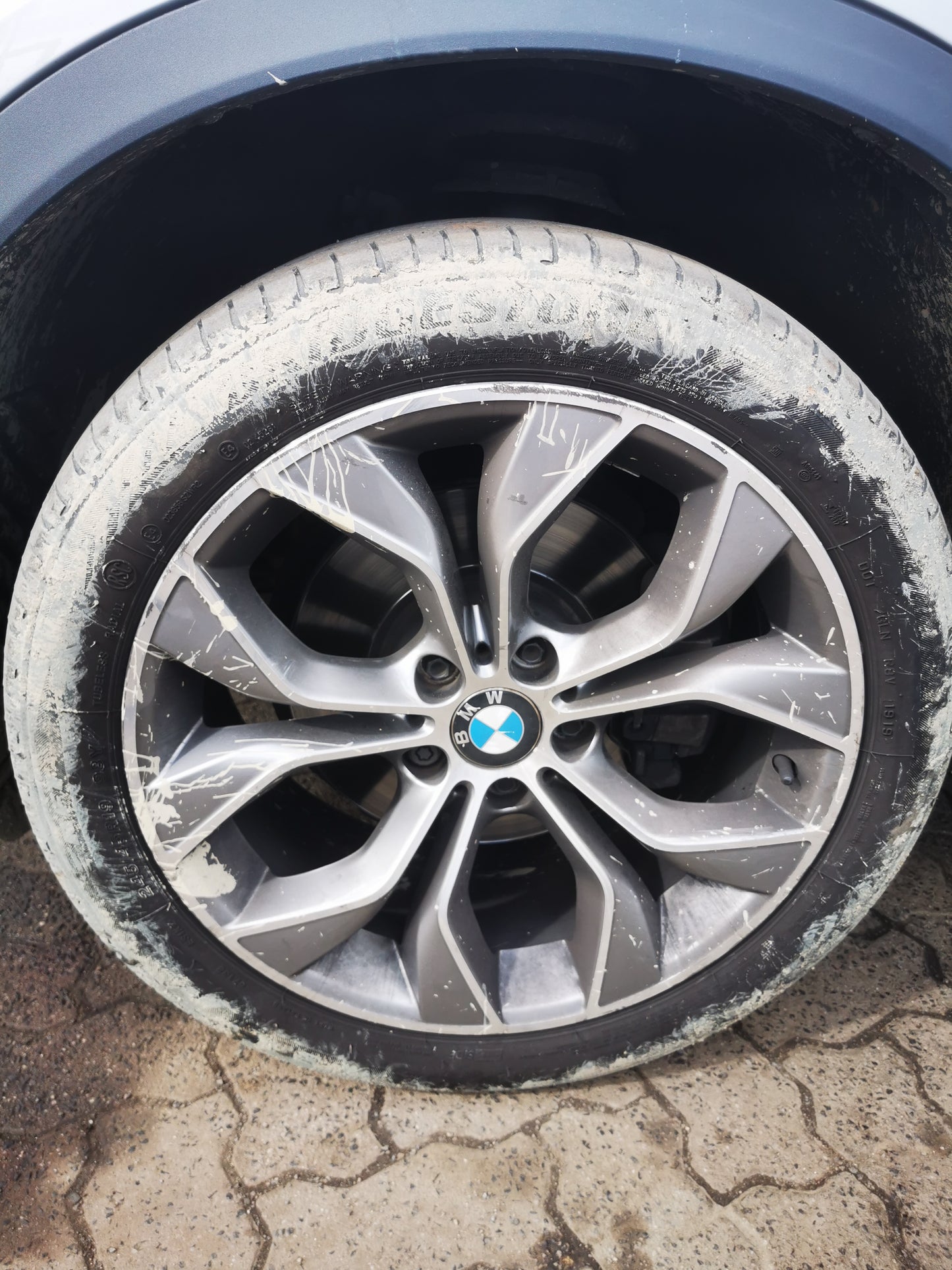 2014 BMW X3 F25, STANDARD, W/ H/LAMP WASHER TYPE, 12/10-03/14 51117389896 FRONT BUMPER