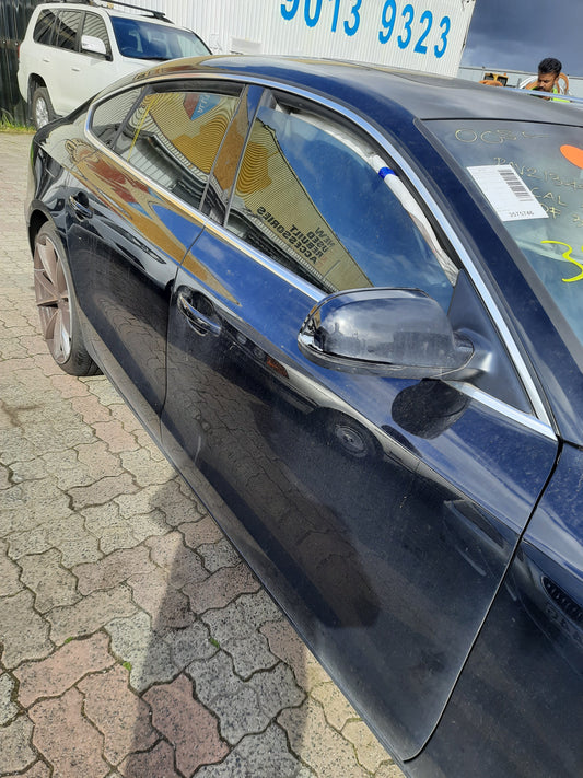 2010 AUDI A5/S5 8T, A5, HATCH, MANUAL FOLD, NON HEATED, W/ LANE CHANGE ASSIST TYPE (6XC/7Y1), 10/09-11/16 8T8857409J LEFT DOOR MIRROR