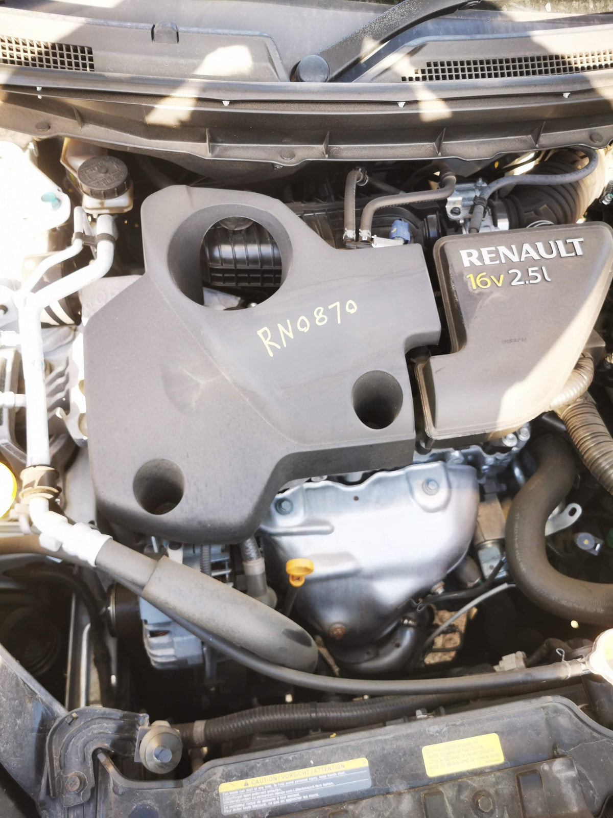 2014 RENAULT KALEOS H45, 09/08-04/16 651000024R BONNET