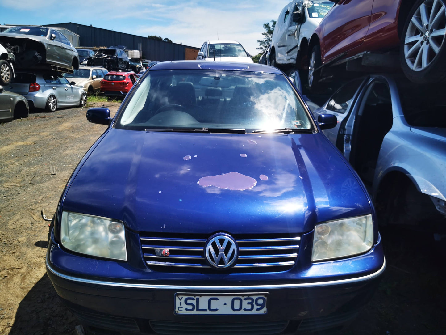 2003 VOLKSWAGEN BORA 1J, AUST TYPE, W/O FOGLAMP, 12/99-12/05 1J5941017BF LEFT HEADLAMP