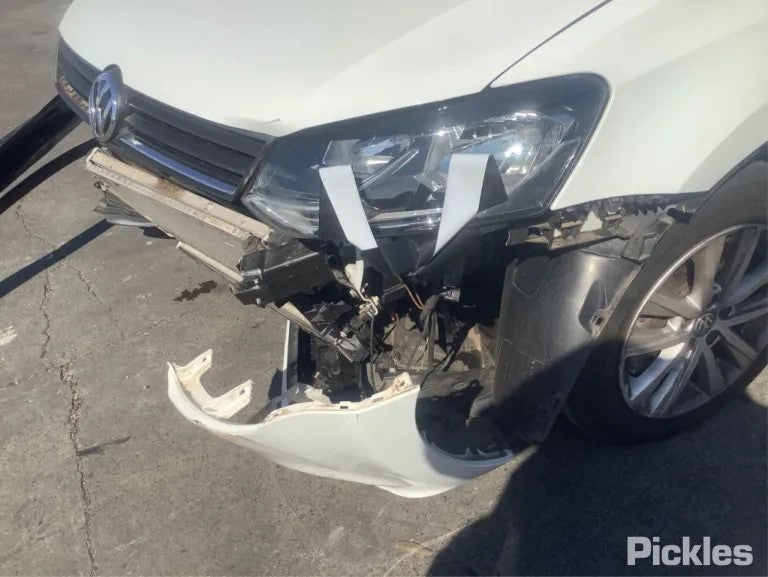 2016 VOLKSWAGEN POLO 6R, HALOGEN, RECTANGULAR REFLECTOR TYPE, 05/14-09/17  LEFT HEADLAMP