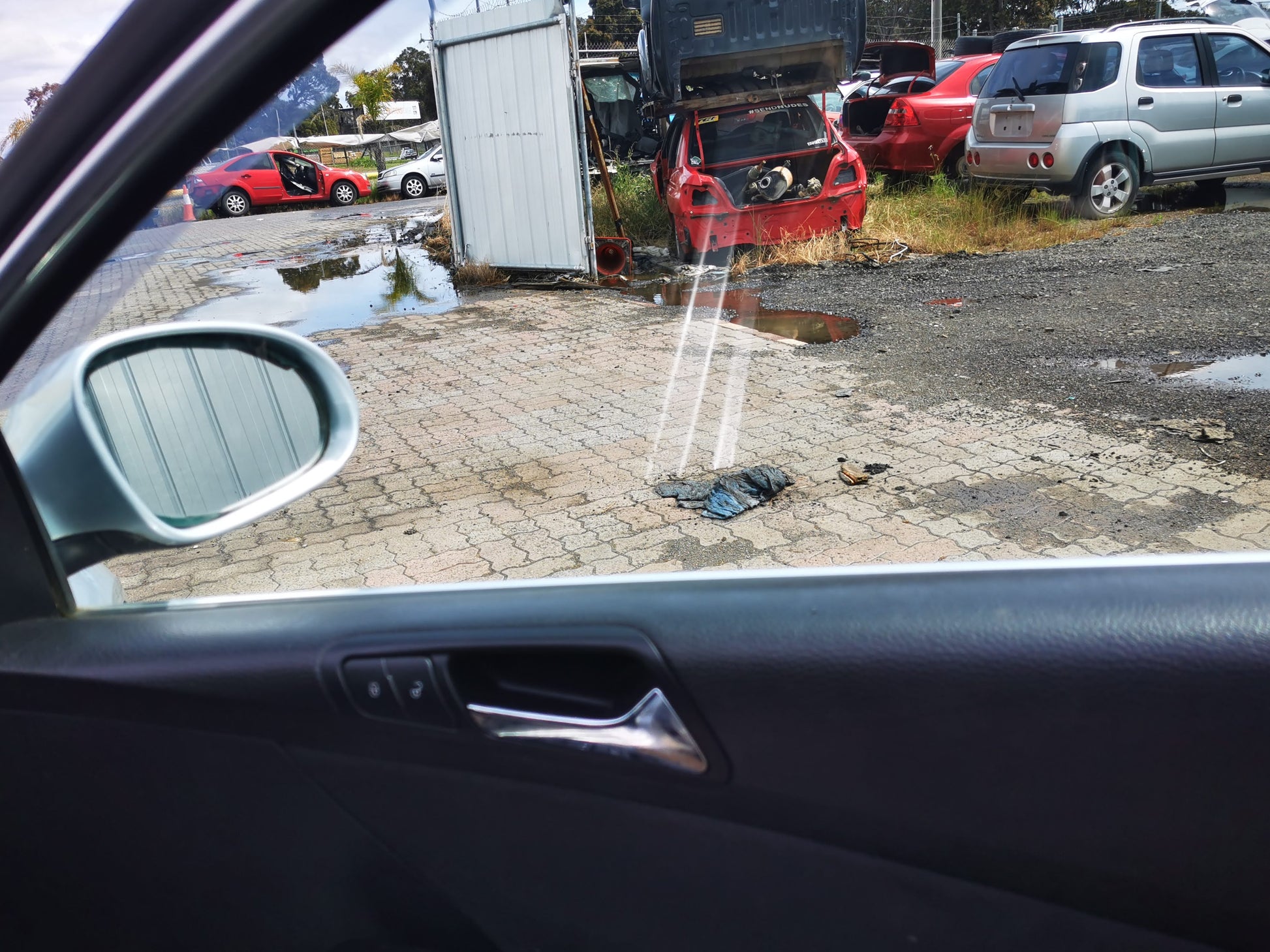 2008 VOLKSWAGEN PASSAT 3C/MK6 B6, WAGON, 03/06-10/09 3C2837461H LEFT FRONT WINDOW REG MOTOR