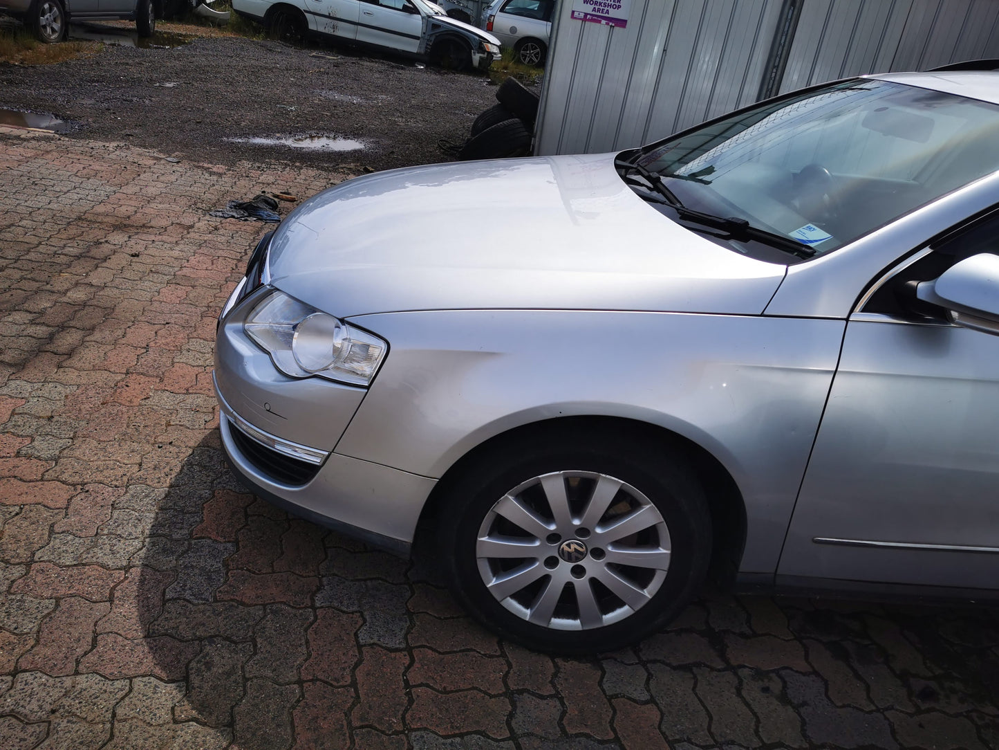 2008 VOLKSWAGEN PASSAT 3C/MK6 B6, MANUAL FOLD (6XN), 03/06-09/10 3C2857507CG LEFT DOOR MIRROR