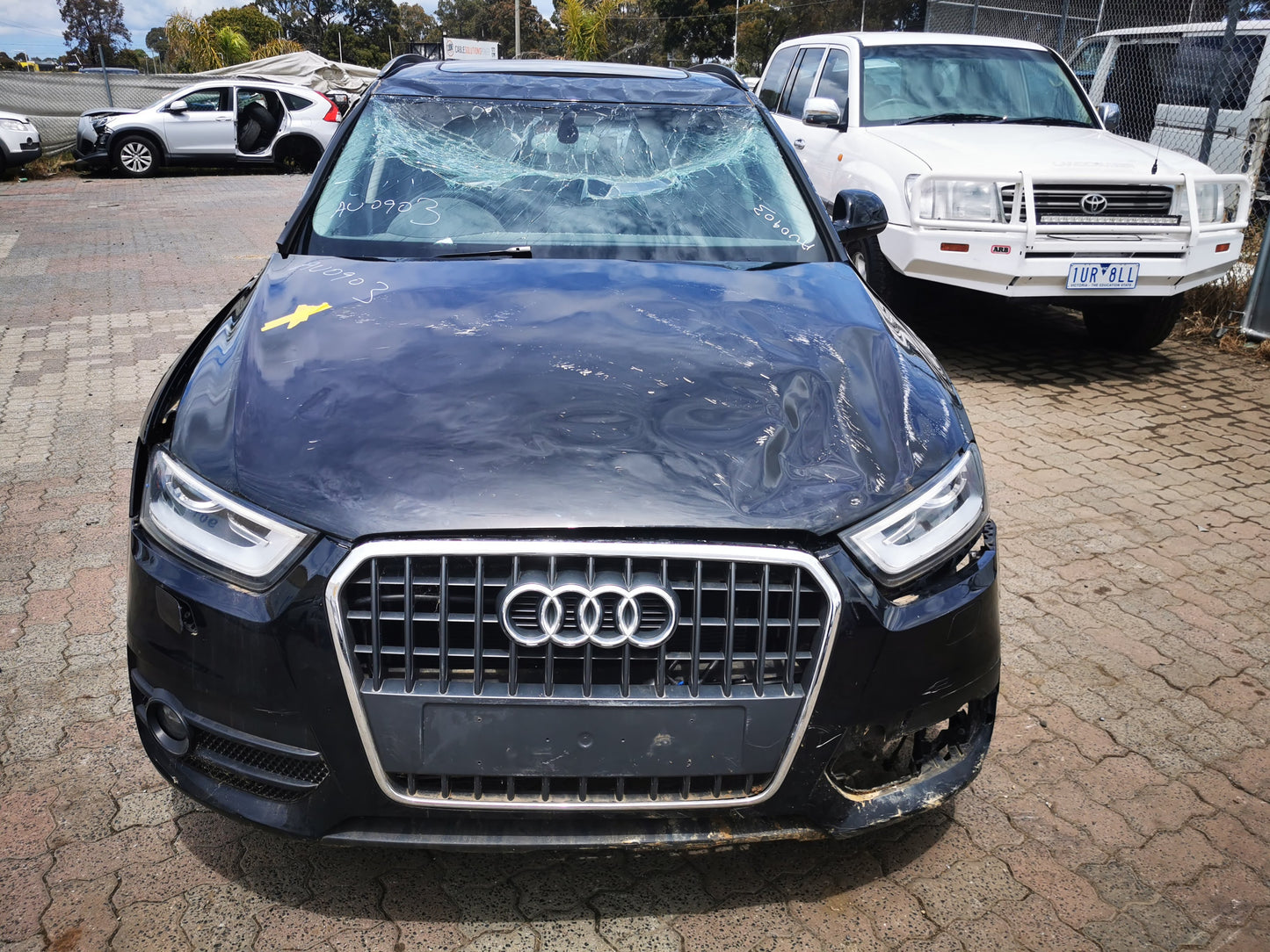 2012 AUDI Q3 UNDER CAR-CAT TYPE, 2.0, PETROL, CCZC CODE, 8U, 03/12-12/18 5N0254501AX CATALYTIC CONVERTER