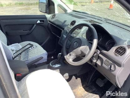 2012 VOLKSWAGEN CADDY 2K, COLOUR CODED TYPE (MAXI LIFE), 08/10-06/15 1T0807221M FRONT BUMPER