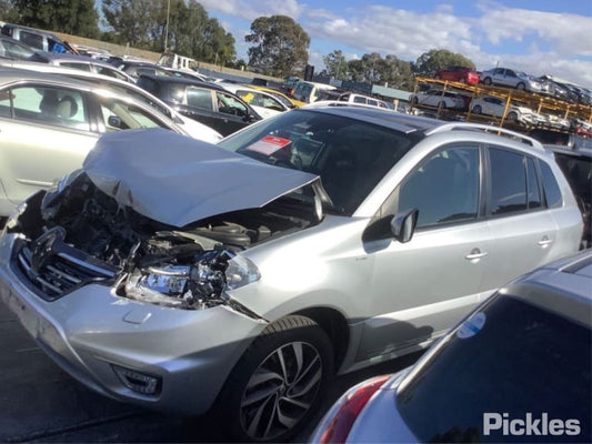 2015 RENAULT KALEOS H45, POWER FOLD, SATIN SILVER TYPE, W/ HEATED, NON BLIND SPOT TYPE, 09/13-04/16 963011642R RIGHT DOOR MIRROR