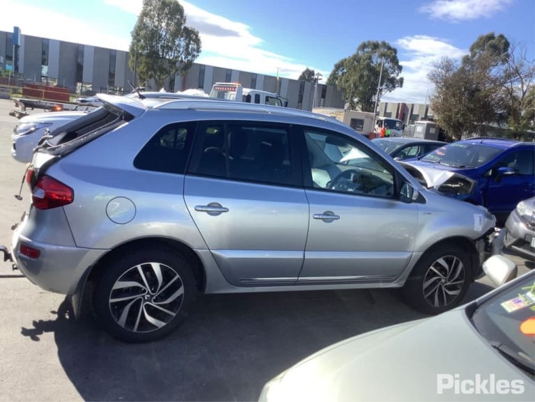 2015 RENAULT KALEOS H45, POWER FOLD, SATIN SILVER TYPE, W/ HEATED, NON BLIND SPOT TYPE, 09/13-04/16 963011642R RIGHT DOOR MIRROR