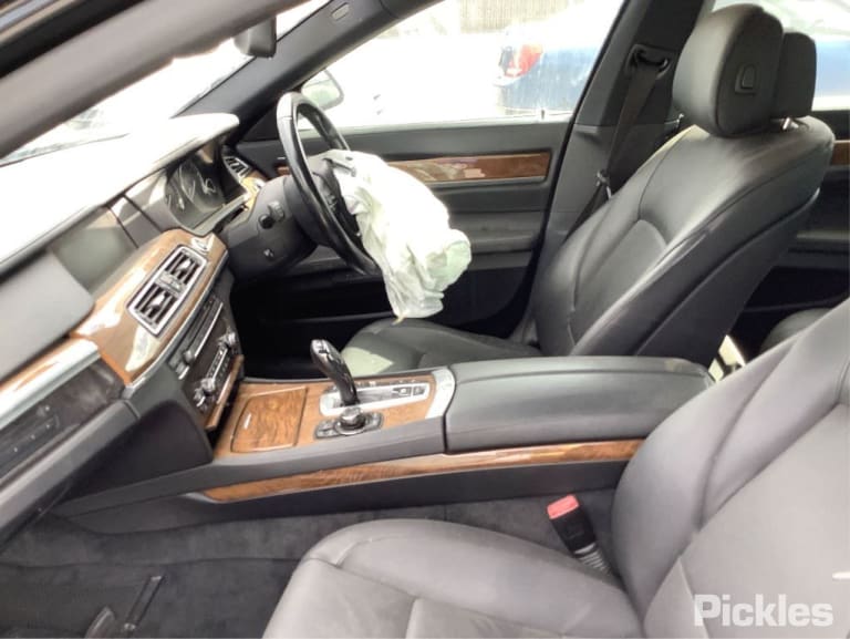 2009 BMW 7 SERIES FRONT DISPLAY SCREEN, F01/F02, SEDAN, 03/09-09/15 65509268712 RADIO CD DVD SAT TV