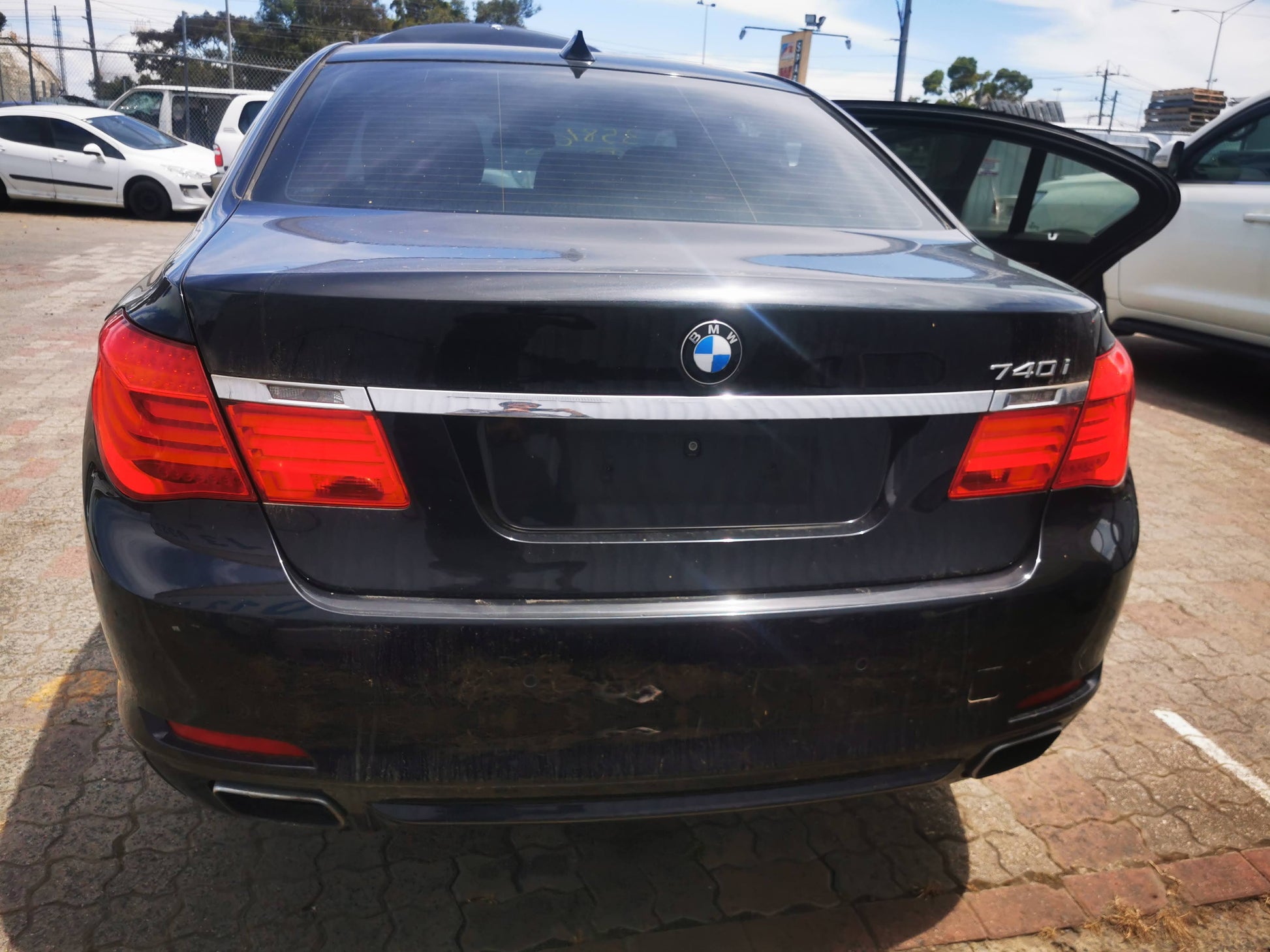 2009 BMW 7 SERIES FRONT DISPLAY SCREEN, F01/F02, SEDAN, 03/09-09/15 65509268712 RADIO CD DVD SAT TV