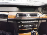 2009 BMW 7 SERIES FRONT DISPLAY SCREEN, F01/F02, SEDAN, 03/09-09/15 65509268712 RADIO CD DVD SAT TV