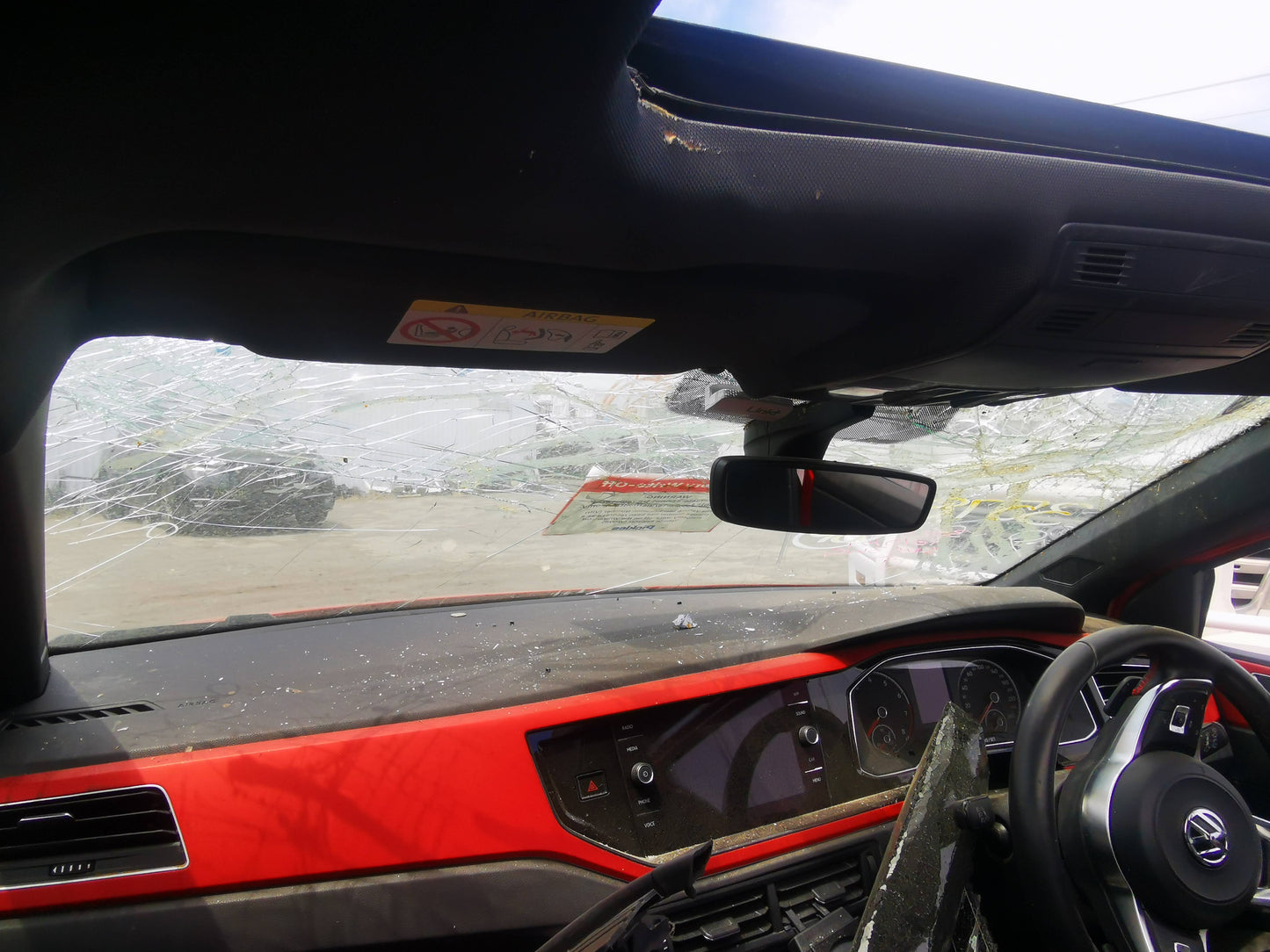 2018 VOLKSWAGEN POLO DASH, AW-AE, 09/17-  LEFT AIRBAG