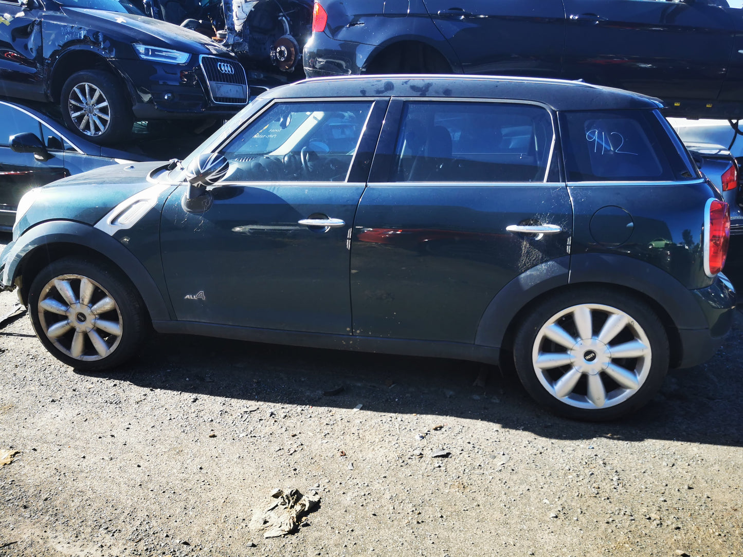 2012 MINI COOPER R60 COUNTRYMAN, HALOGEN, WHITE TURN INDICATOR TYPE, 01/11-09/16 63129801031 LEFT HEADLAMP