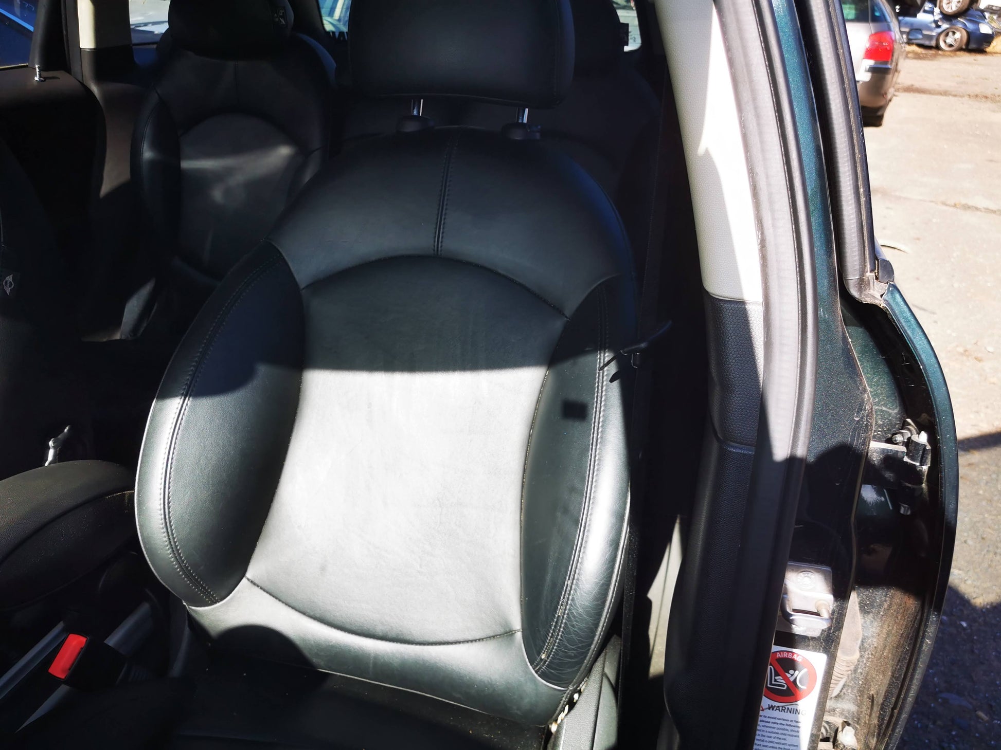 2012 MINI COOPER R55, WAGON, 03/08-05/14  LEFT FRONT DOOR WINDOW