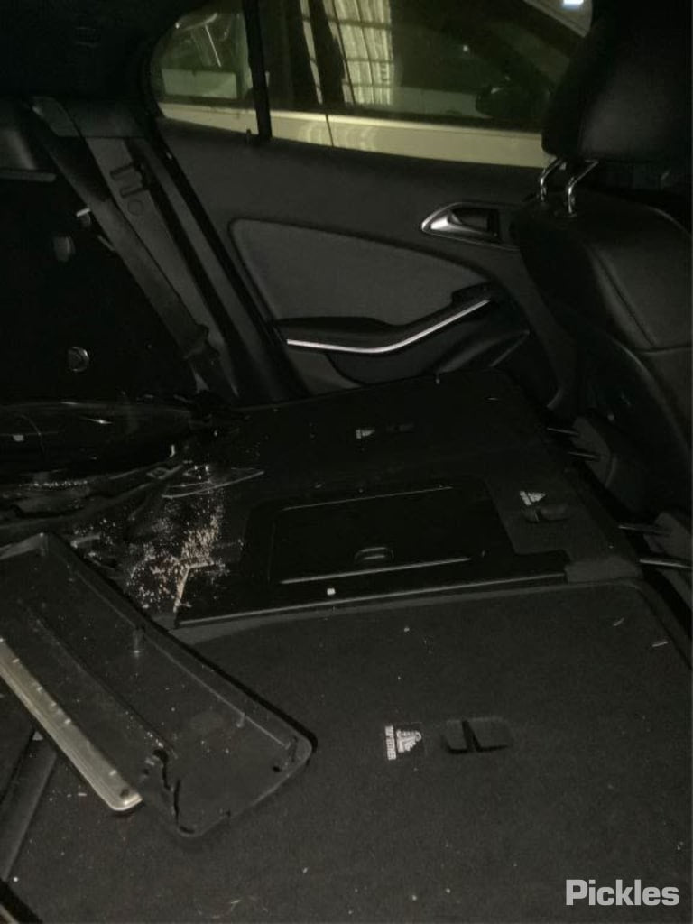 2019 MERCEDES GLA CLASS X156, 04/14-01/20 A1767304300 LEFT REAR DOOR WINDOW