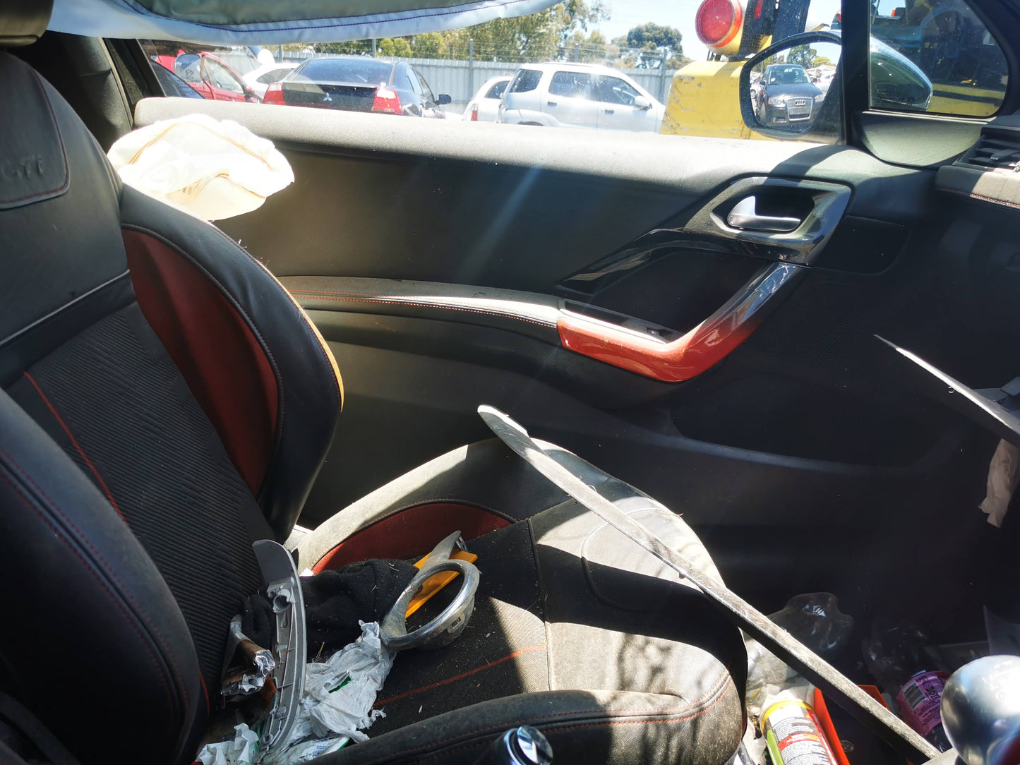 2013 PEUGEOT 208 A9, 10/12-10/15 9672628280 LEFT TAILLIGHT