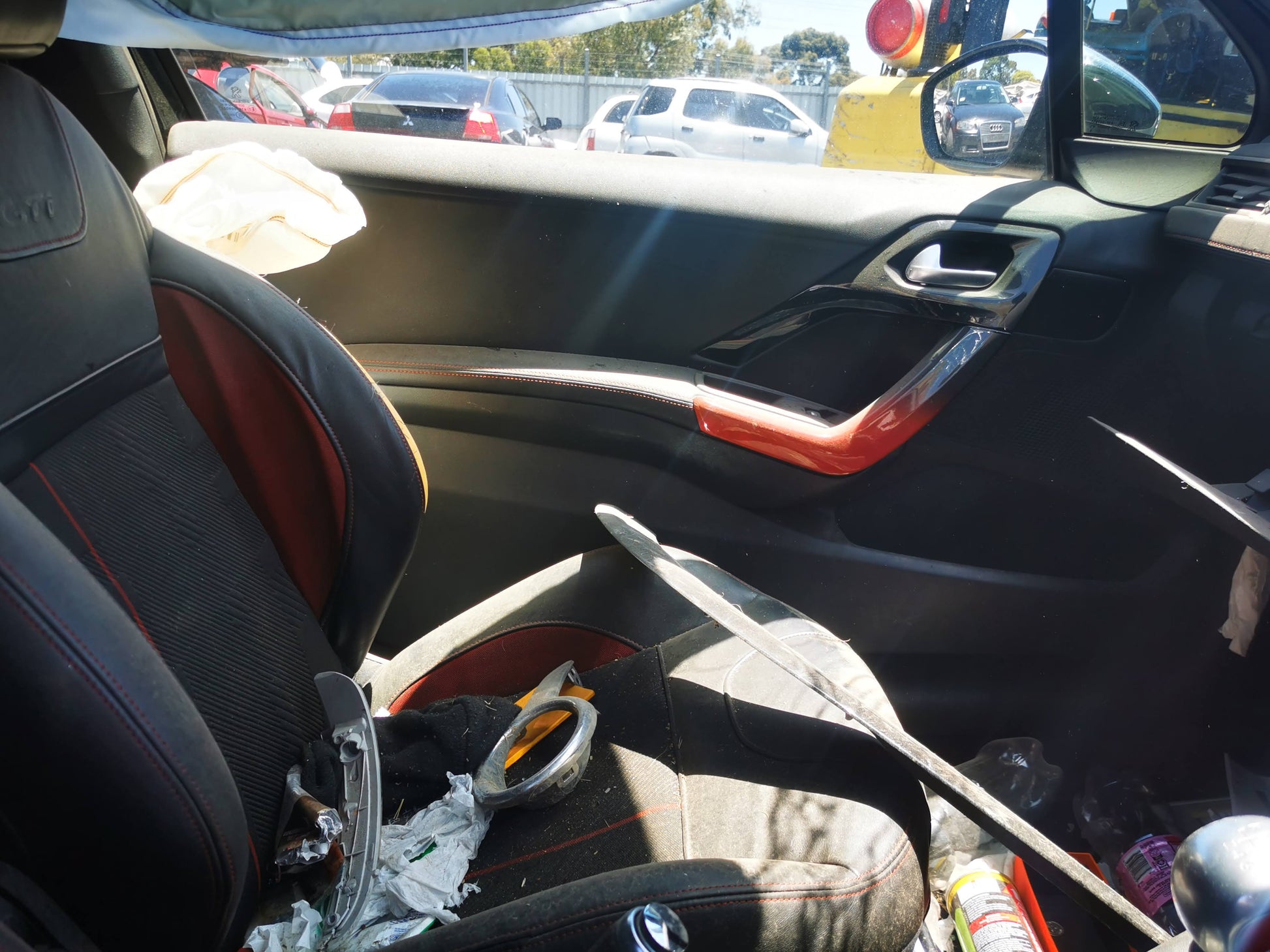 2013 PEUGEOT 208 LEFT FRONT DOOR LOCK, A9, 10/12-12/18 9688079780 DOOR BOOT GATE LOCK