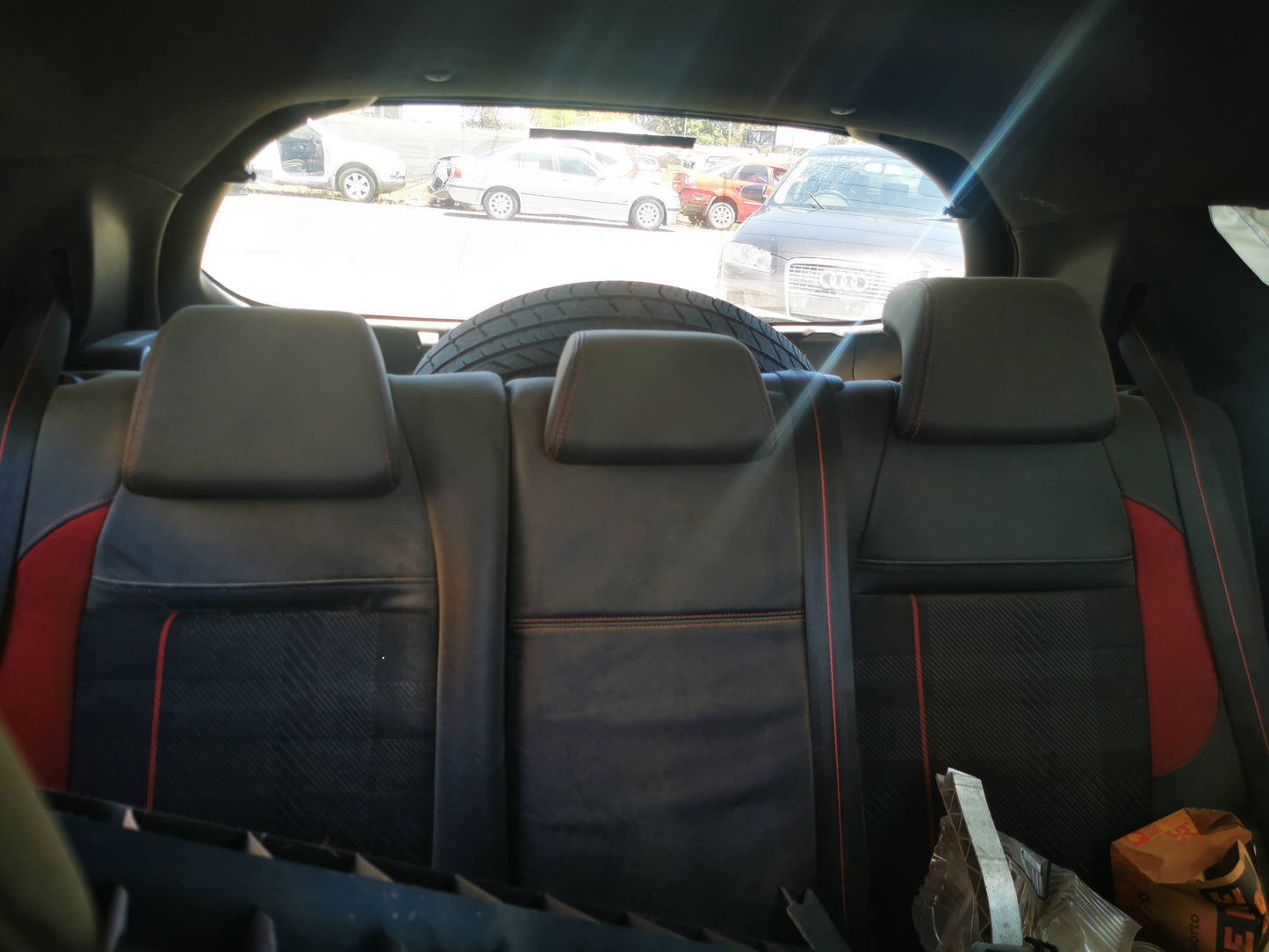 2013 PEUGEOT 208 A9, 10/12-10/15 9672628280 LEFT TAILLIGHT