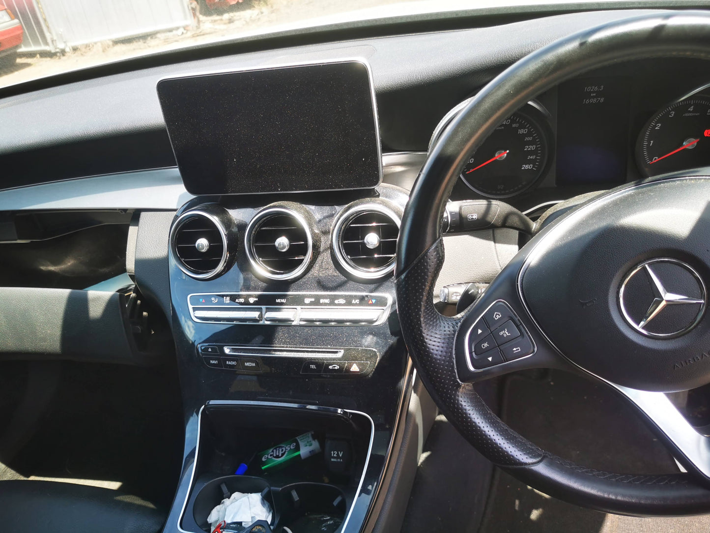 2015 MERCEDES C CLASS FRONT CAMERA (WINDSCREEN MOUNTED), W205/S205/C205/A205, 08/14-07/23  REVERSE CAMERA