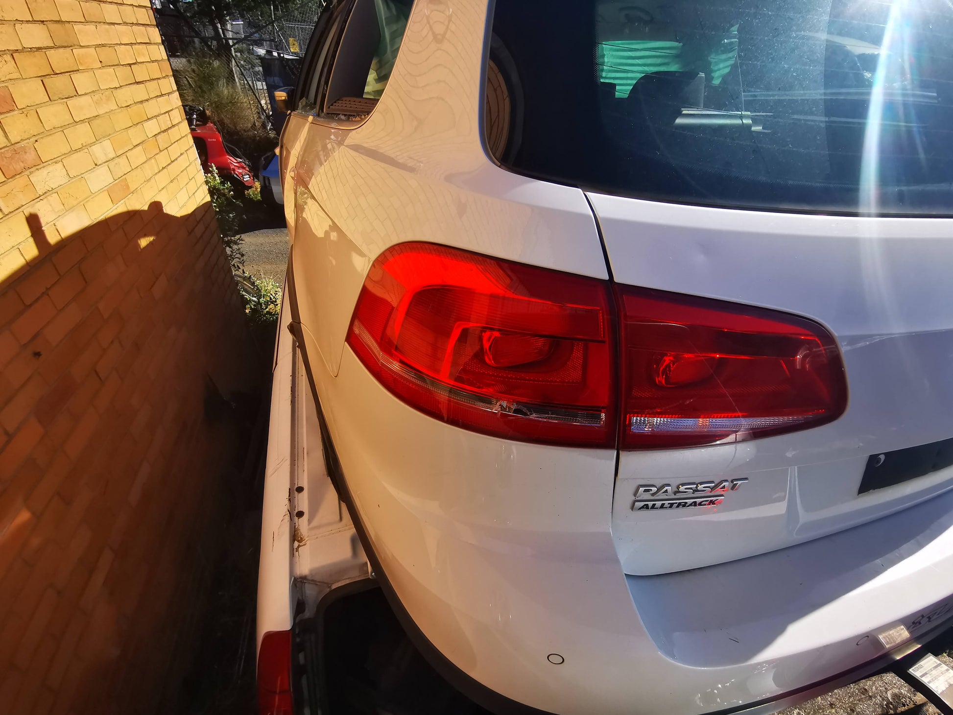 2013 VOLKSWAGEN PASSAT 3C/MK6 B7, WAGON, W/ PARK ASSIST TYPE, 09/10-05/15 3AA807305 REAR BUMPER
