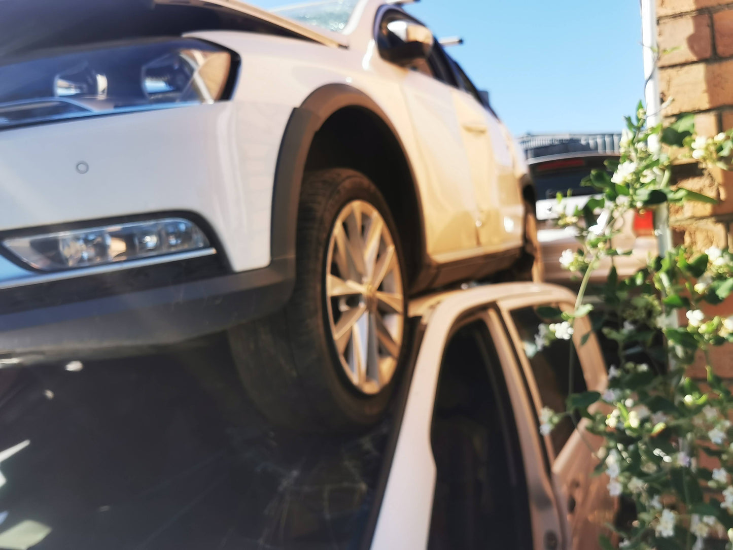 2013 VOLKSWAGEN PASSAT 3C/MK6 B7, WAGON, W/ PARK ASSIST TYPE, 09/10-05/15 3AA807305 REAR BUMPER