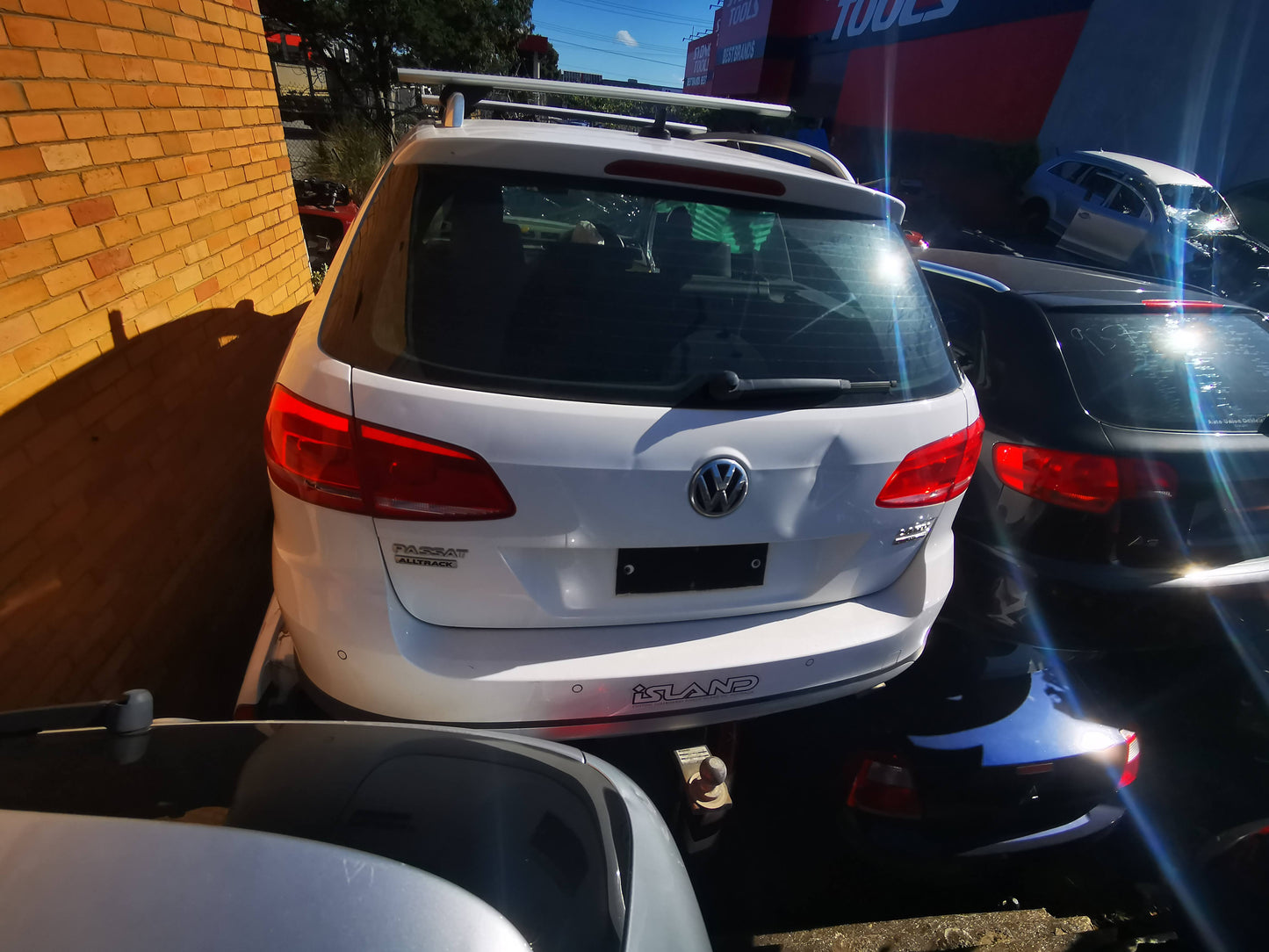 2013 VOLKSWAGEN PASSAT 3C/MK6 B7, WAGON, W/ PARK ASSIST TYPE, 09/10-05/15 3AA807305 REAR BUMPER