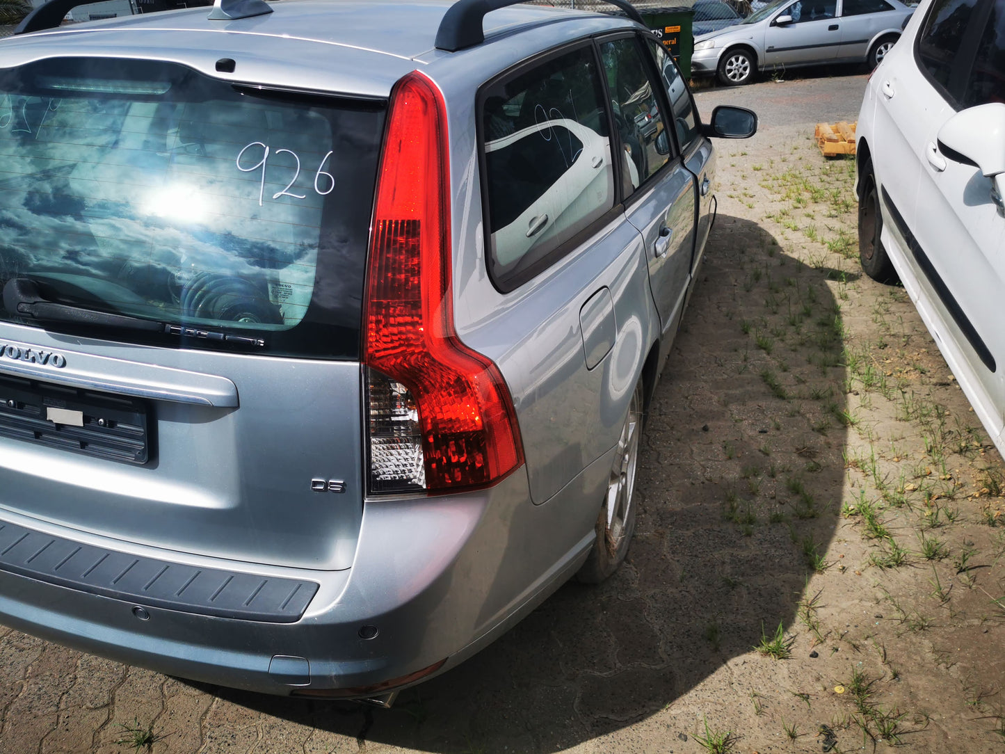 2008 VOLVO V50 TOUGHENED, 03/04-08/12 30716222 LEFT REAR DOOR WINDOW