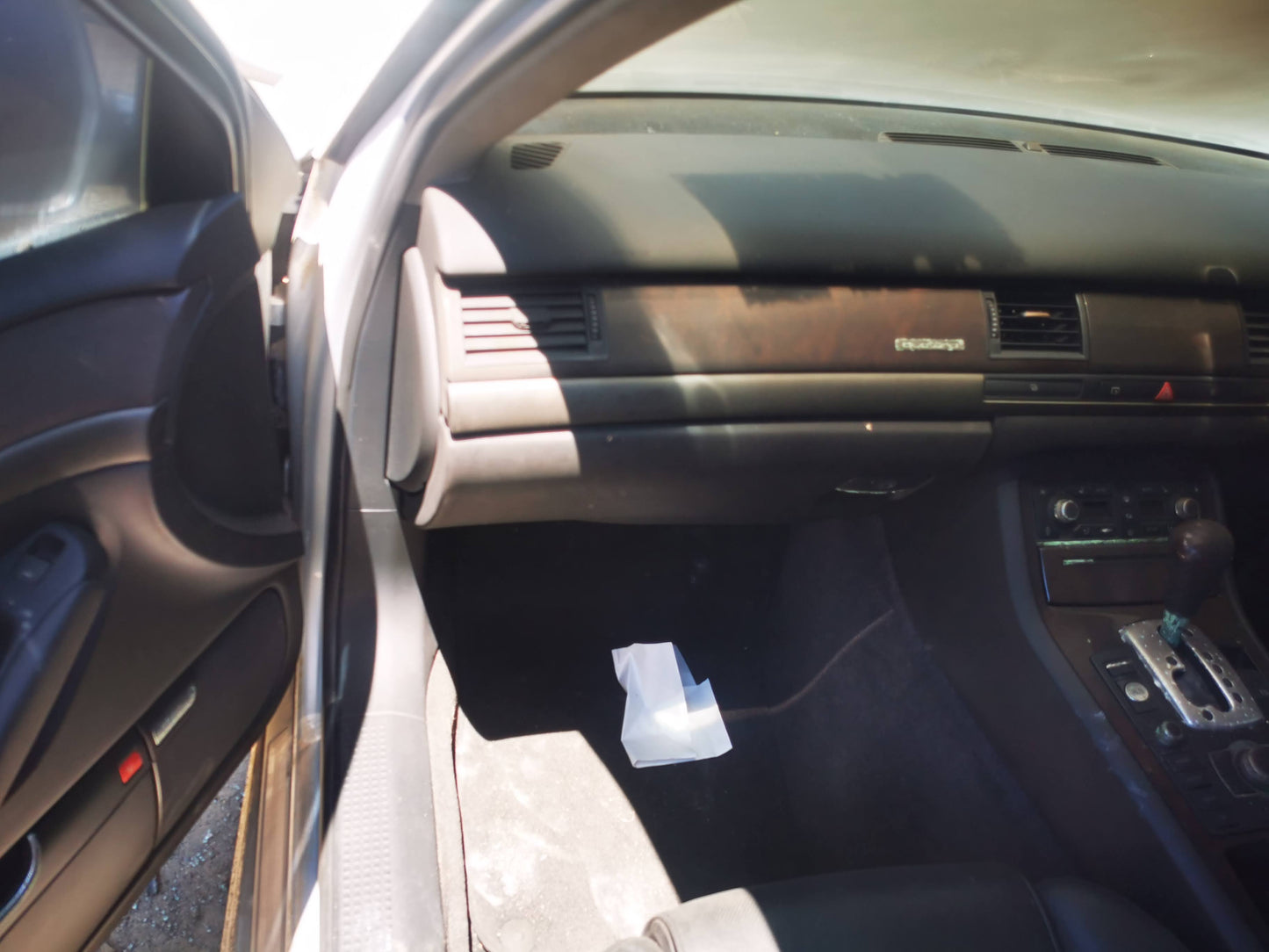 2009 AUDI A8 D3, LWB, 09/03-08/10 4E4845026J RIGHT REAR DOOR WINDOW