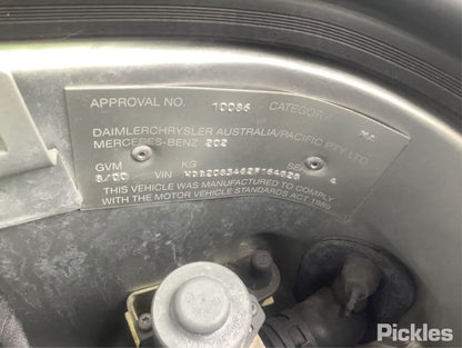 2000 MERCEDES CLK UNDER CAR-CAT TYPE, 2.3, PETROL, C208/A208, 10/97-05/03  CATALYTIC CONVERTER