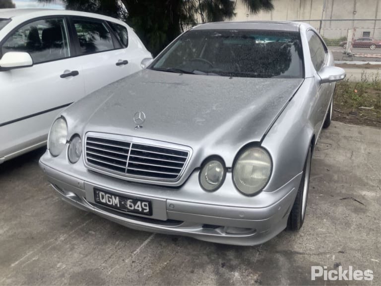 2000 MERCEDES CLK C208/A208, HALOGEN TYPE, 10/97-05/03   LEFT HEADLAMP