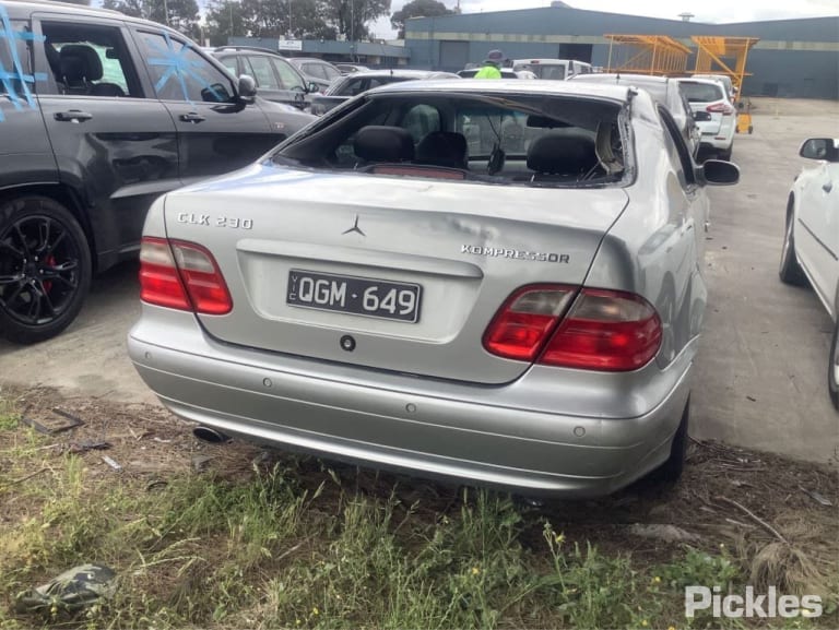 2000 MERCEDES CLK UNDER CAR-CAT TYPE, 2.3, PETROL, C208/A208, 10/97-05/03  CATALYTIC CONVERTER
