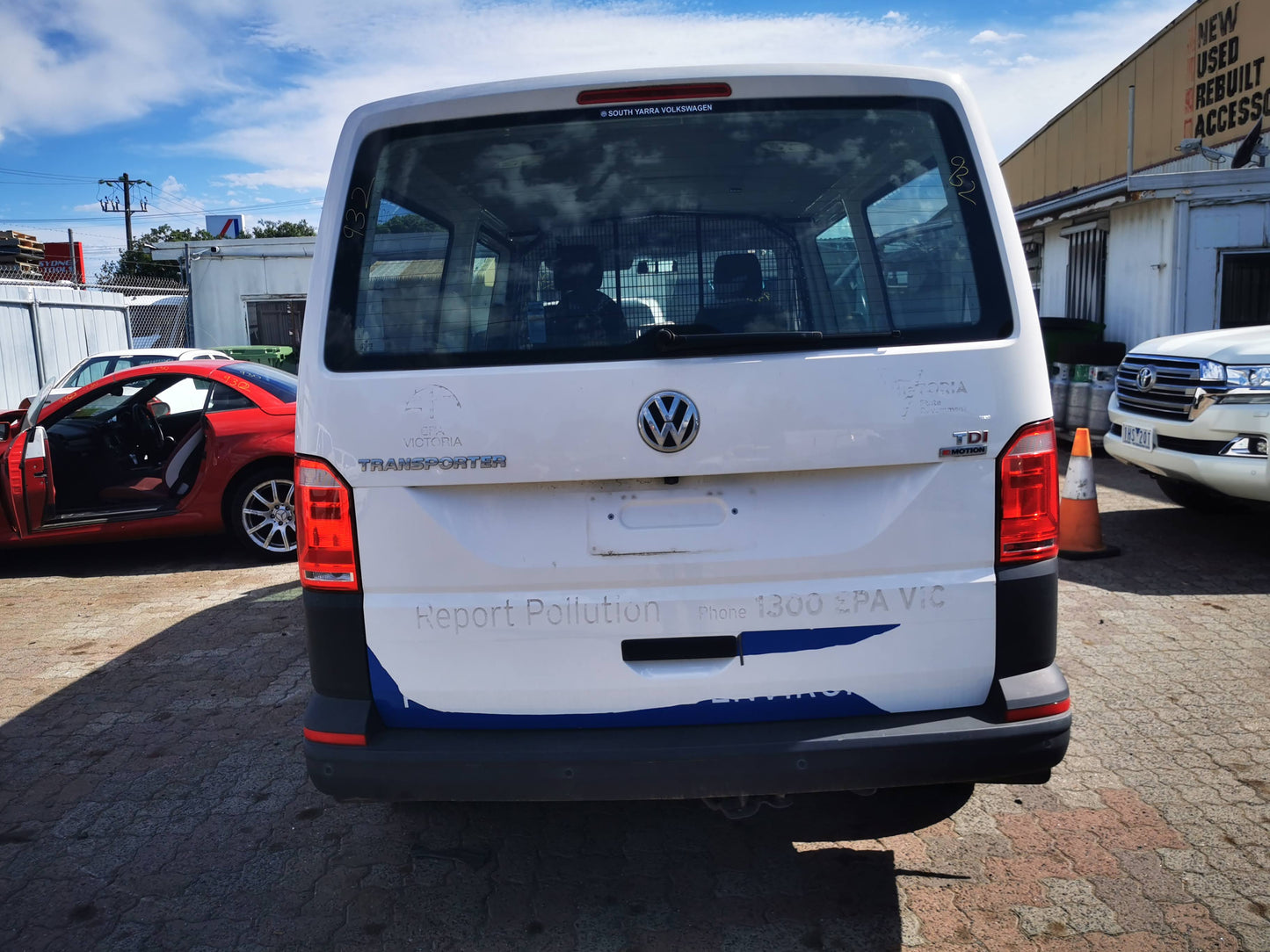 2016 VOLKSWAGEN TRANSPORTER RIGHT FRONT DOOR LOCK, T6, 07/15- 3B2837016AD DOOR BOOT GATE LOCK