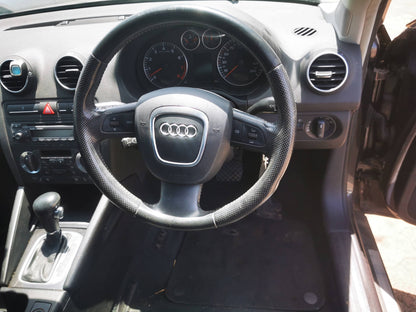 2005 AUDI A3 A3, STEERING WHEEL, 8P, 3DR/5DR HATCH, 06/04-07/08 8P0880201AJ RIGHT AIRBAG