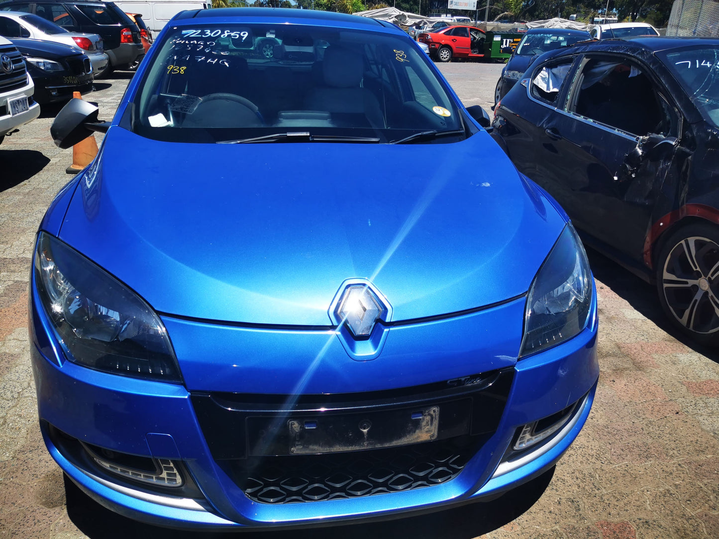 2013 RENAULT MEGANE BUMPER FOGLAMP, E95, CABRIO, GT-LINE, 09/10-06/13  LEFT INDICATOR FOG SIDE