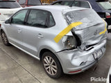 2017 VOLKSWAGEN POLO 6R, HALOGEN, RECTANGULAR REFLECTOR TYPE, 05/14-09/17 6C2941005B LEFT HEADLAMP