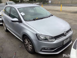 2017 VOLKSWAGEN POLO 6R, HALOGEN, RECTANGULAR REFLECTOR TYPE, 05/14-09/17 6C2941005B LEFT HEADLAMP