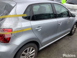 2017 VOLKSWAGEN POLO 6R, HALOGEN, RECTANGULAR REFLECTOR TYPE, 05/14-09/17 6C2941005B LEFT HEADLAMP