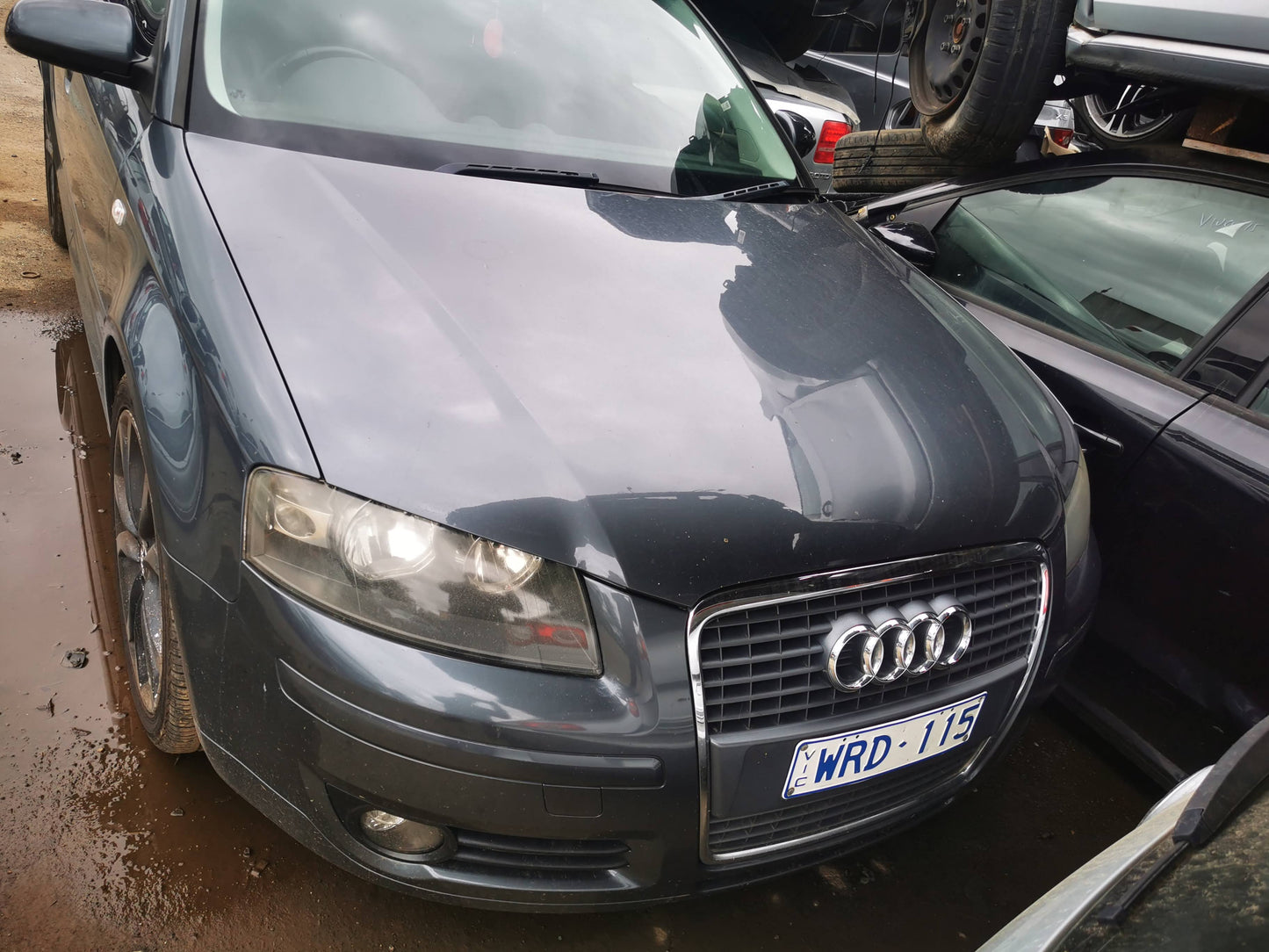 2006 AUDI A3 A3/S3, 8P, 06/04-07/08 8P0821105F LEFT GUARD