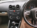 2005 AUDI A3 HEAD UNIT, SINGLE DISC CD PLAYER, CONCERT, 8P, 06/04-07/08 8P0057186 X RADIO CD DVD SAT TV
