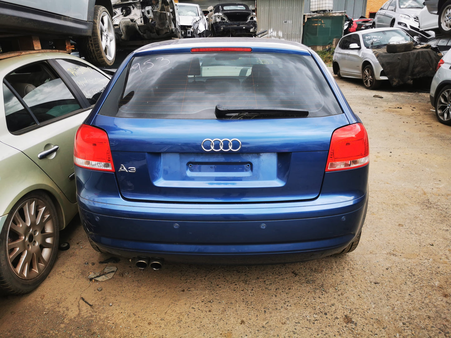 2005 AUDI A3 A3, 8P, 3DR HATCH, 06/04-07/08 8P0945095A LEFT TAILLIGHT