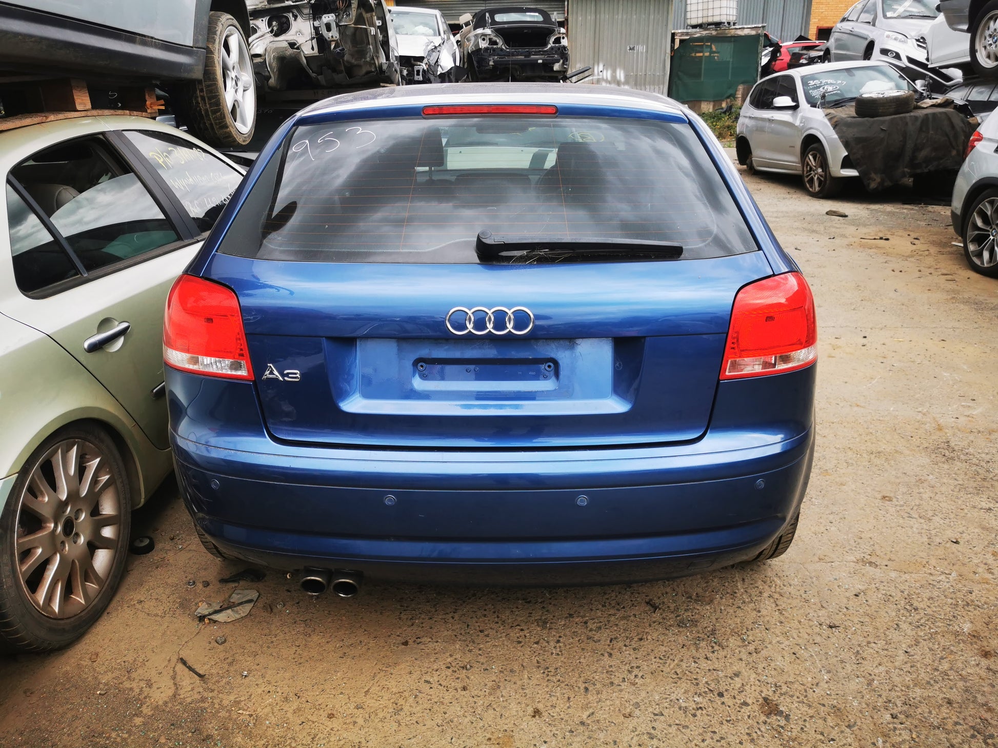 2005 AUDI A3 A3, STEERING WHEEL, 8P, 3DR/5DR HATCH, 06/04-07/08  RIGHT AIRBAG