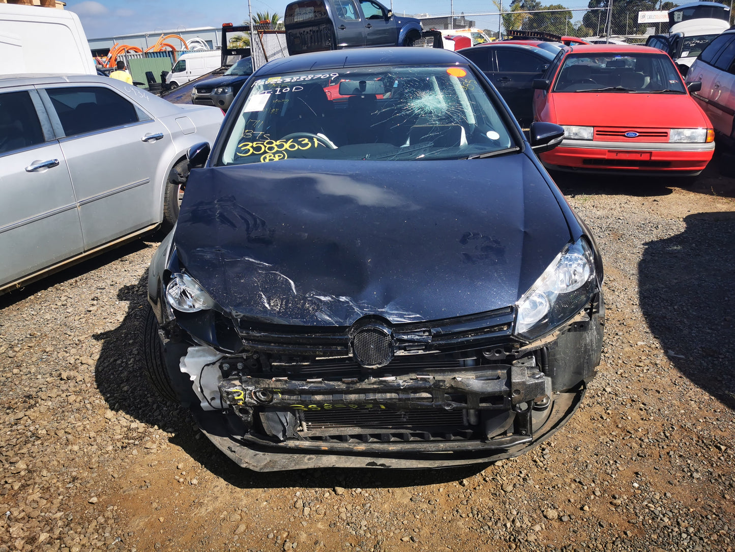 2010 VOLKSWAGEN GOLF AUTO T/M, DIESEL, TDI ENG, GEN 6, 12/08-03/13 5K0920860G INSTRUMENTCLUSTER