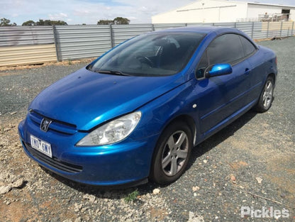 2005 PEUGEOT 307 LEFT FRONT DOOR LOCK, CABRIO, T5-T6, 11/03-12/09 9135P8 DOOR BOOT GATE LOCK