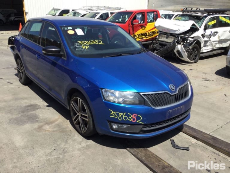 2016 SKODA RAPID HEAD UNIT, MULTIMEDIA (1X SD), NH, 05/14-02/17 5Q0035840A RADIO CD DVD SAT TV