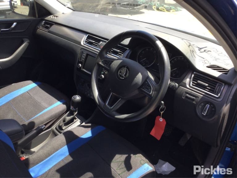 2016 SKODA RAPID HEAD UNIT, MULTIMEDIA (1X SD), NH, 05/14-02/17 5Q0035840A RADIO CD DVD SAT TV